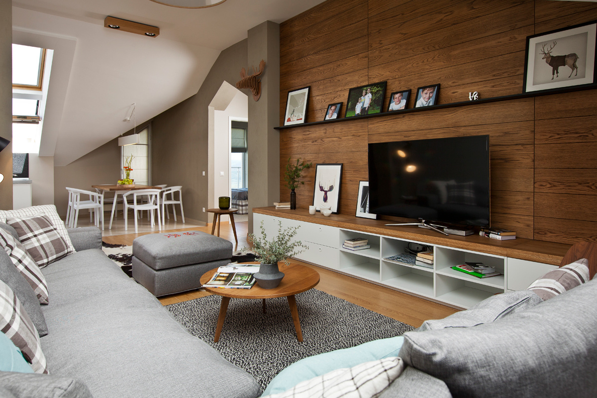 Высокие потолки.