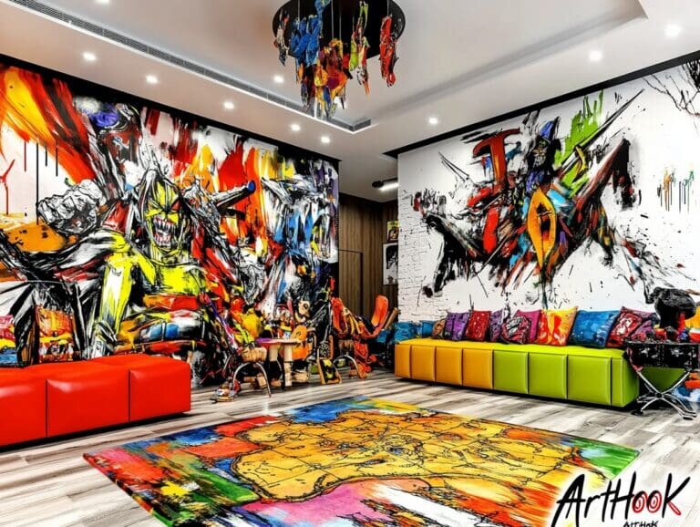    Сказочные мотивы для мальчиков: как создать уникальную роспись стен в детской и вдохновить на творчество Art-Hook.Ru