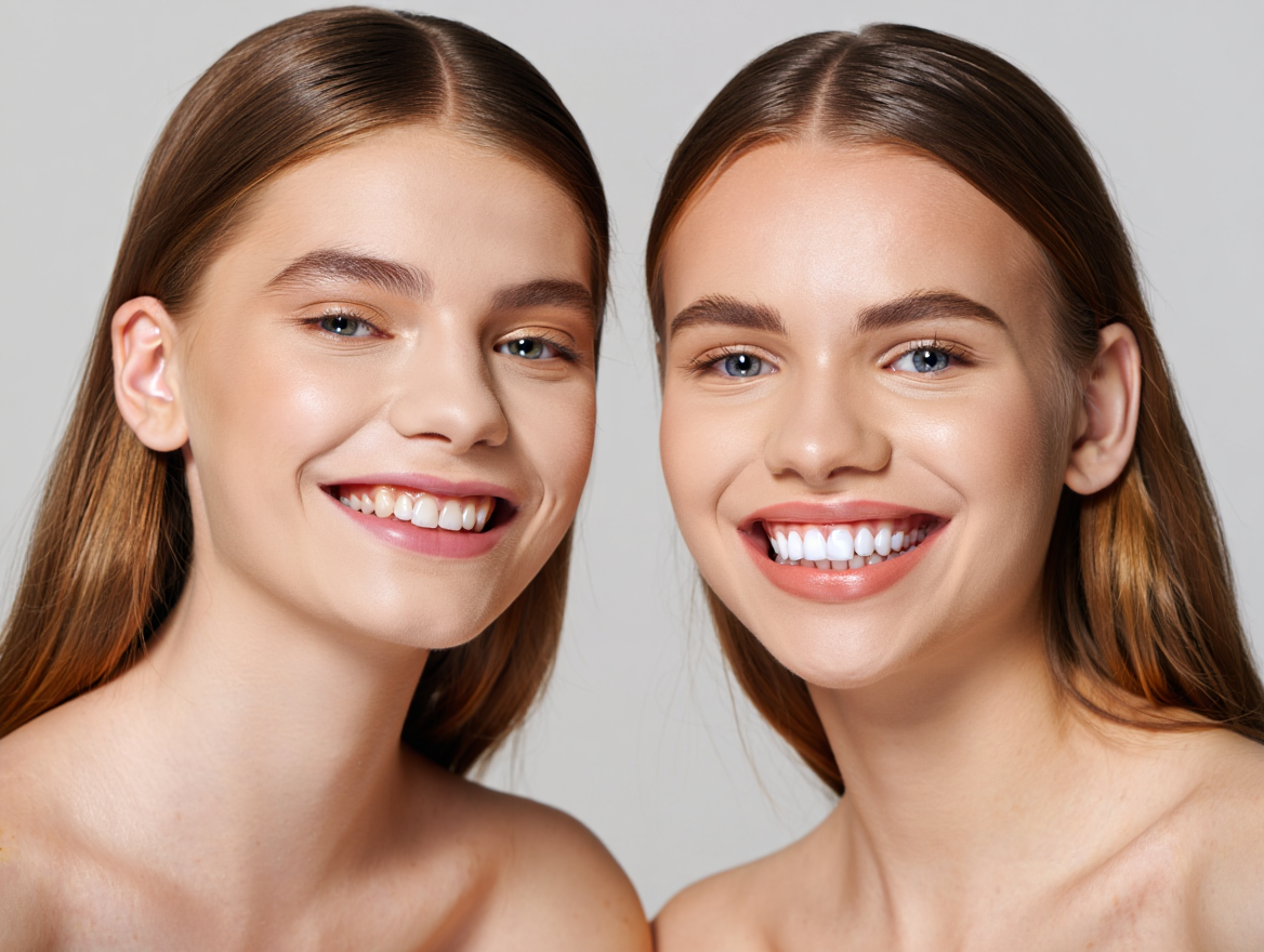 ДО и ПОСЛЕ установки виниров