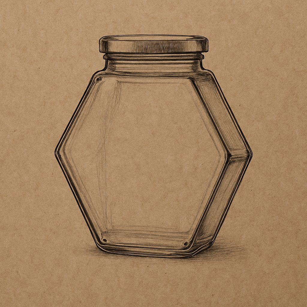 Вот такую банку я получила по своему эскизу