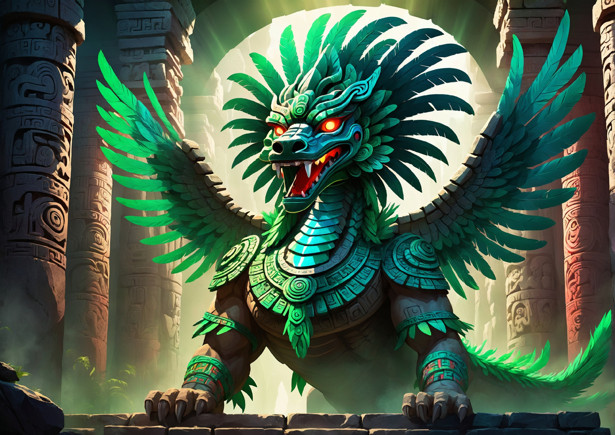 Кетцалькоатль — пернатый змей