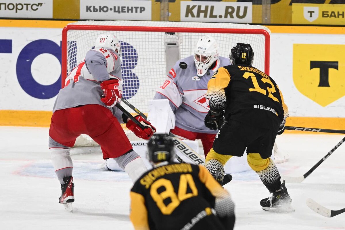 "Северсталь" 0:1 "Спартак". Фото: ХК "Спартак" 