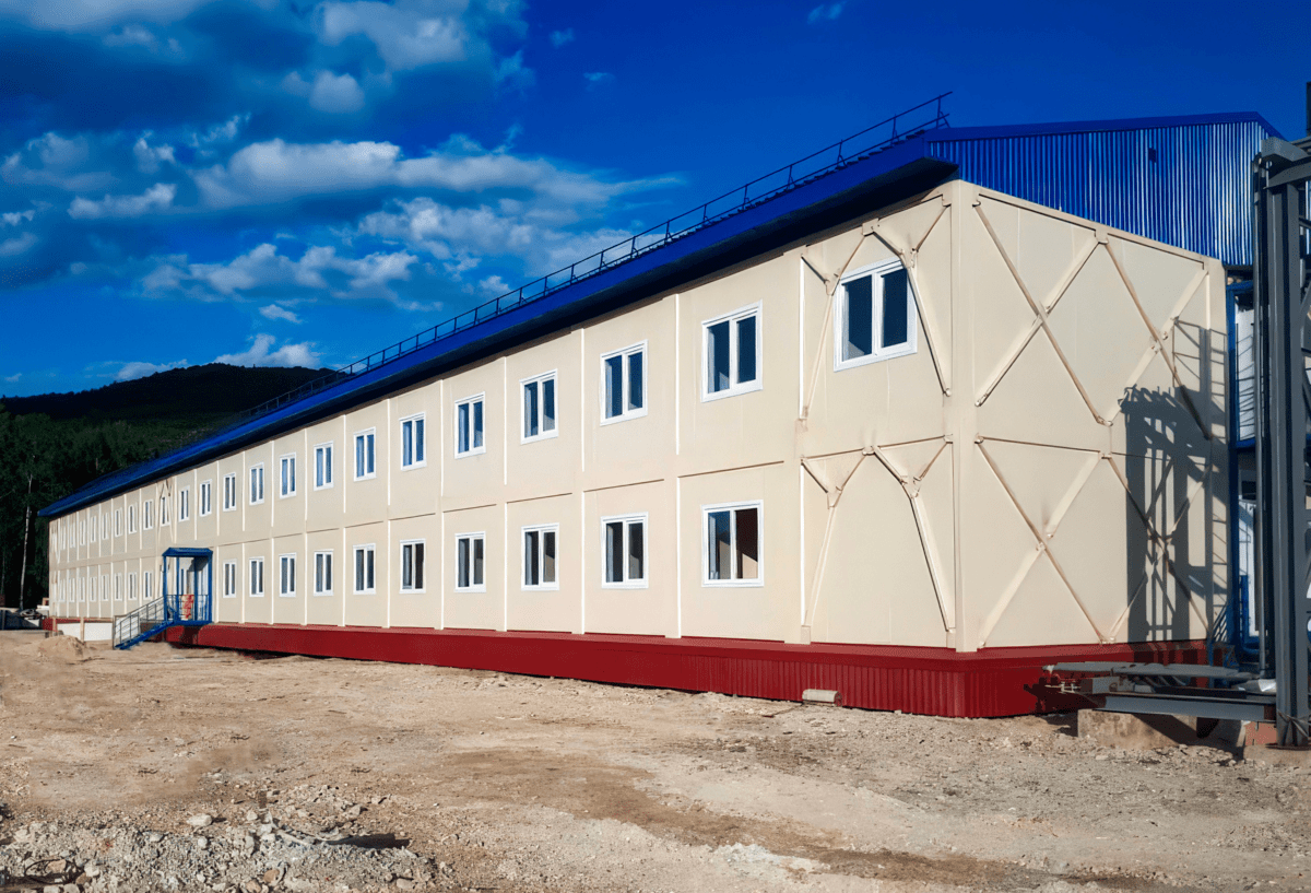 Модульное общежитие производства Ависта Модуль Инжиниринг