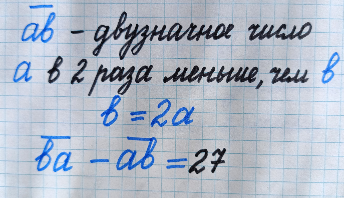 Чёрточка сверху обозначает,что это число. Если её не ставить, можно подумать что это произведение чисел а и b. Но это не так. 