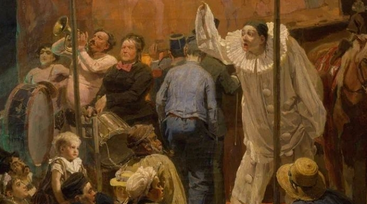 "Акробаты". Париж, 1877 г 