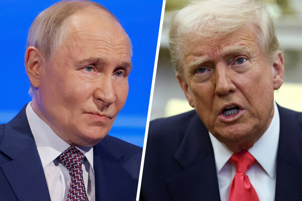 Президент России Владимир Путин и президент США Дональд Трамп / Reuters 