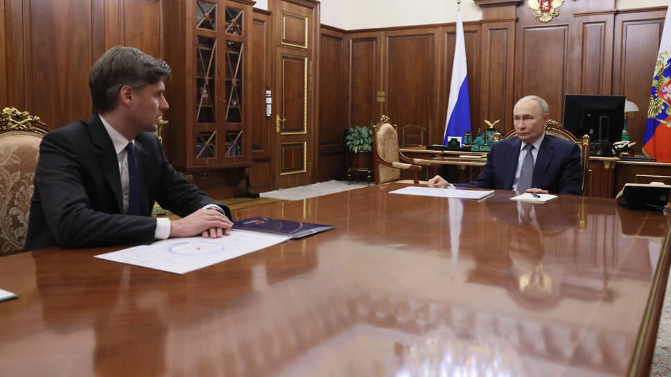 Дмитрий Баканов и Владимир Путин.📷Фото: пресс-служба президента РФ