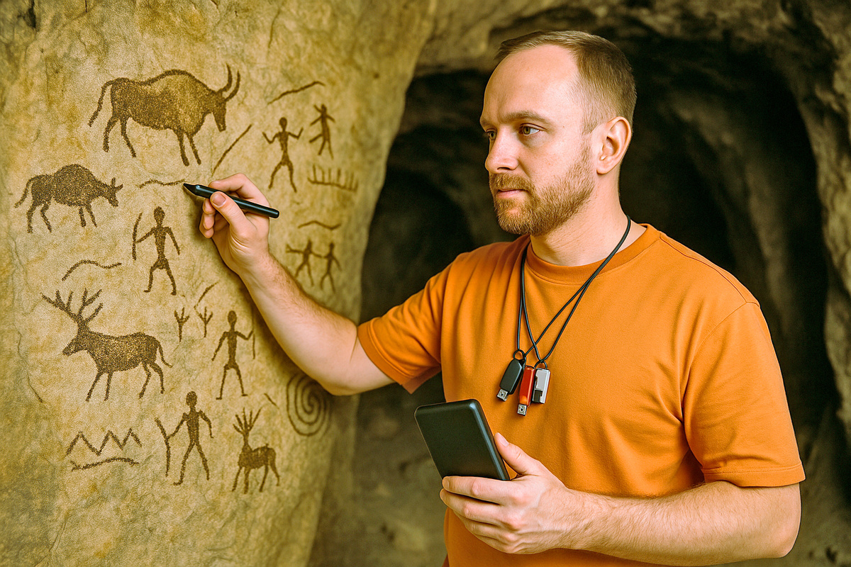 Почему лучший накопитель — это стена в пещере