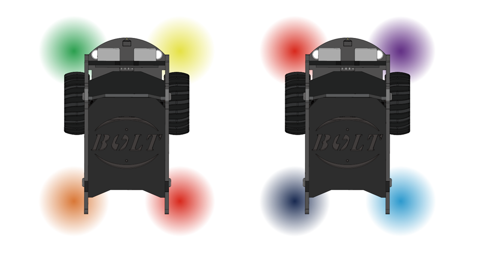 Рисунок 2: Разноцветные огни