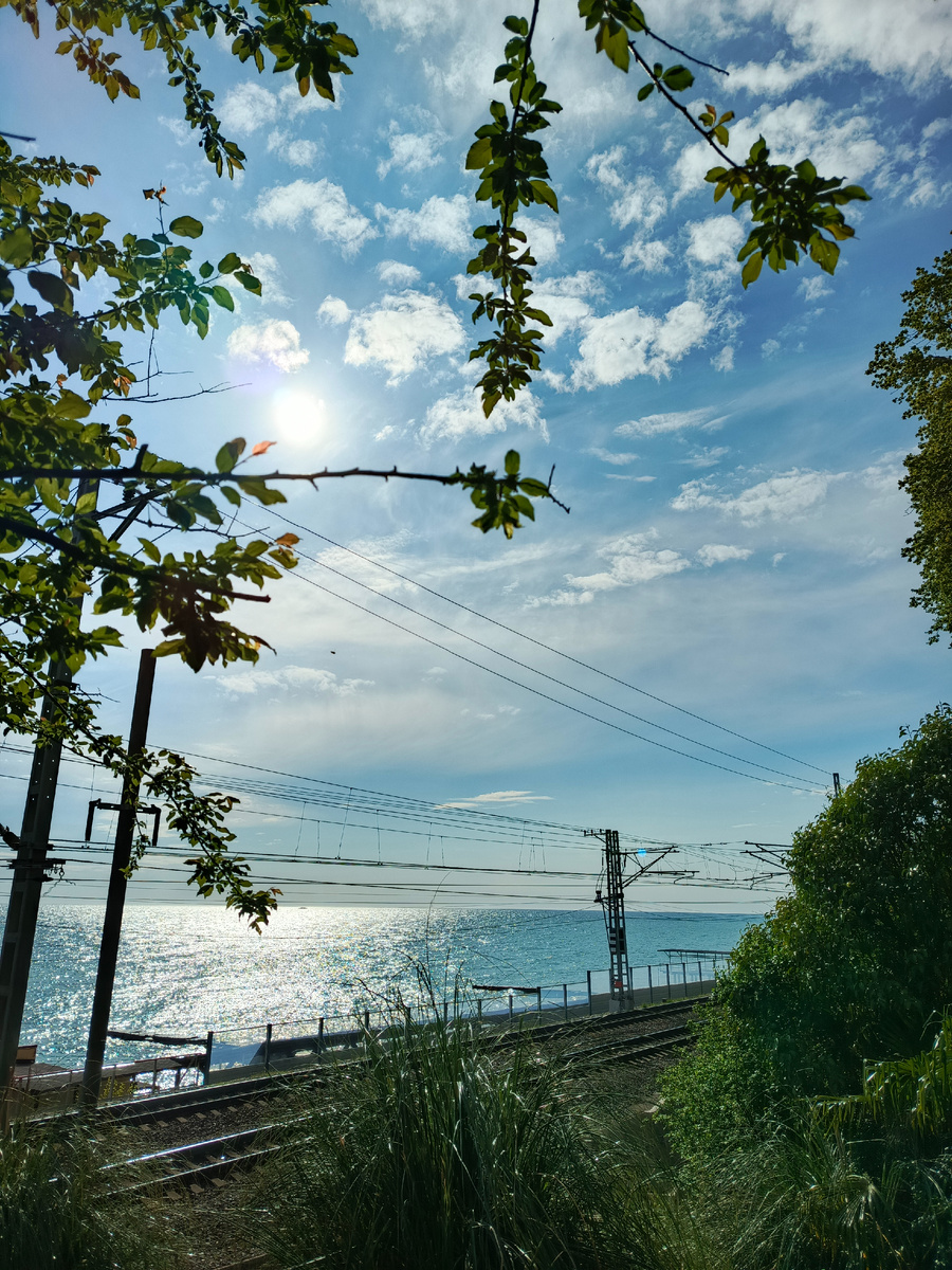 С терренкура. Между пляжами "Заря" и "Бытха", Хóстинский район