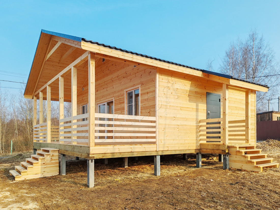Каркасный дом в деревне Шарапово