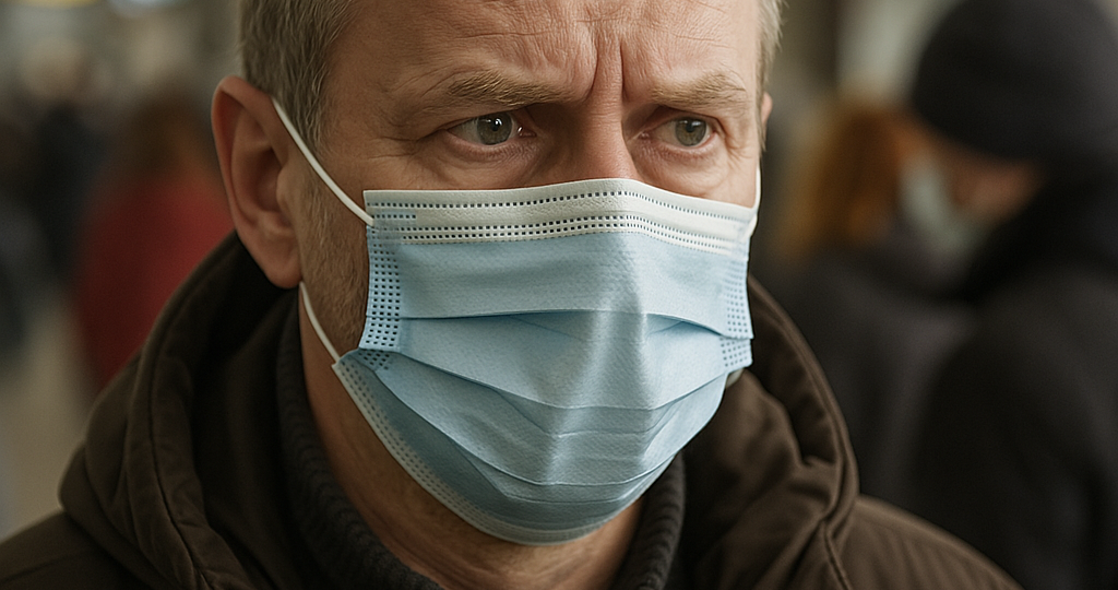 Масочный режим могут ввести в России из-за вспышки тяжелой болезни