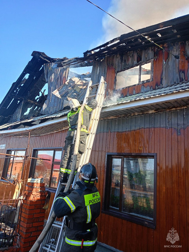    В Вятских Полянах сгорел частный жилой дом