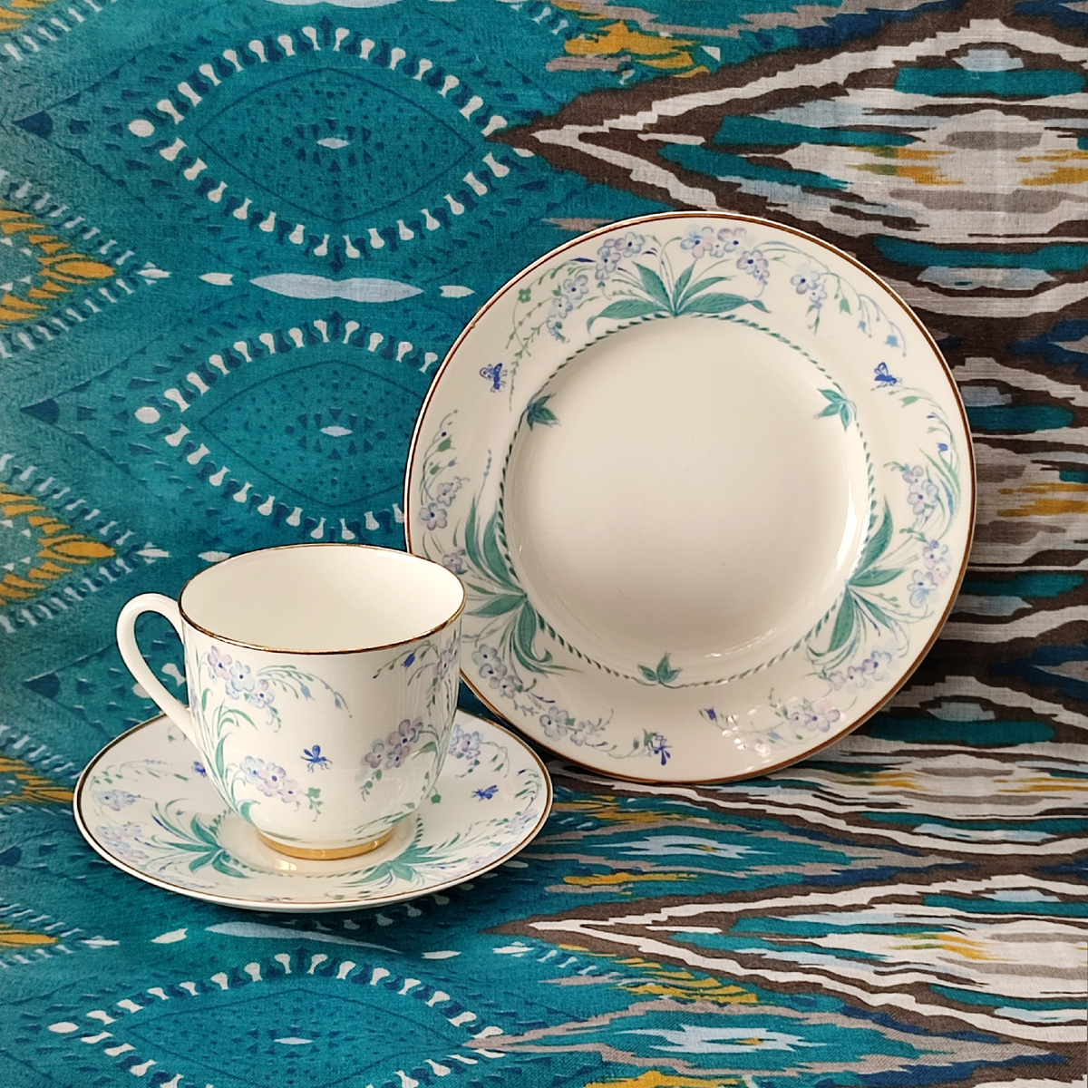 2. Кофейное трио "Незабудки" на форме Ландыш