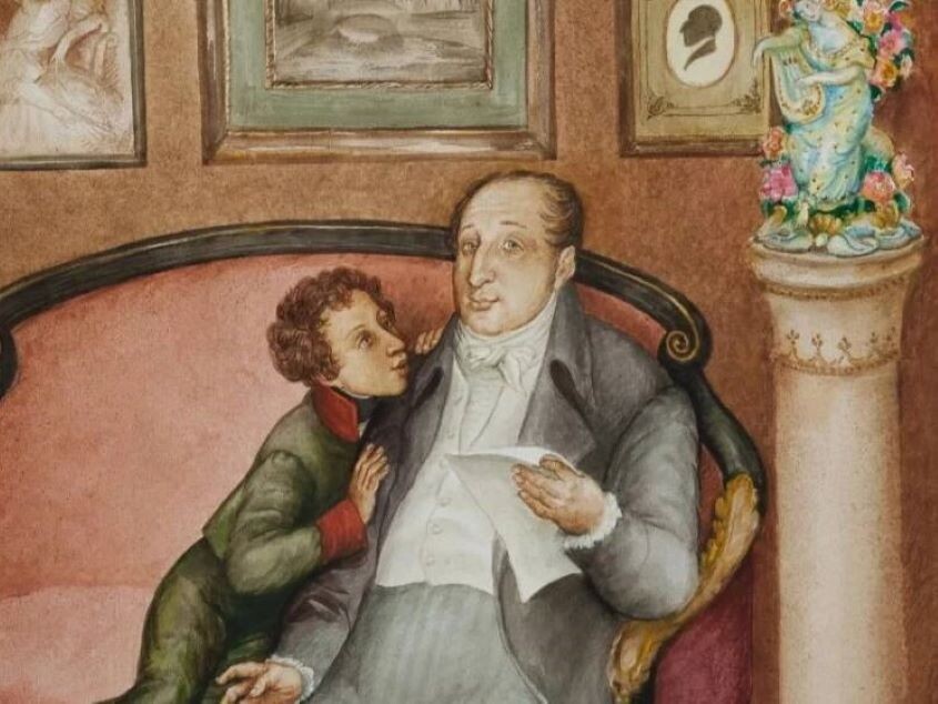 Дядя и племянник Пушкины