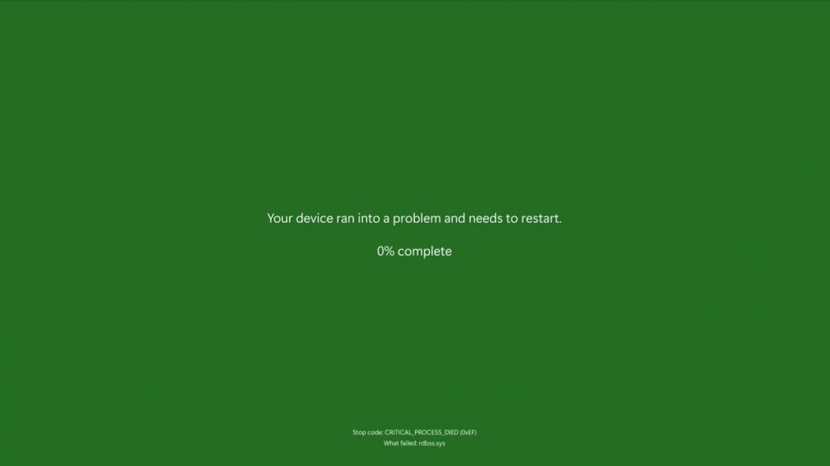 Microsoft меняет «экран смерти» в Windows 11: синий заменят на зелёный  