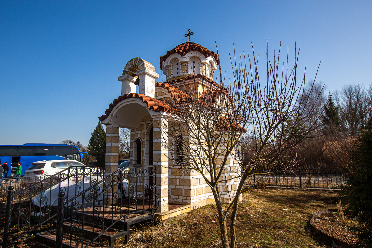 Часовня Матроны Московской. Село Радонеж, Сергиево-Посадский городской округ. Московская область. Фото автора статьи