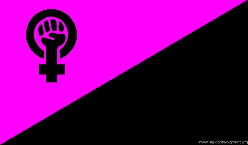 Флаг анархо-феминизма