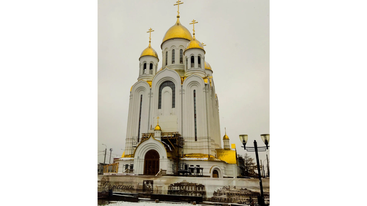 Когда строительство будет завершено, храм Вознесения Господня сможет принимать более 1000 верующих