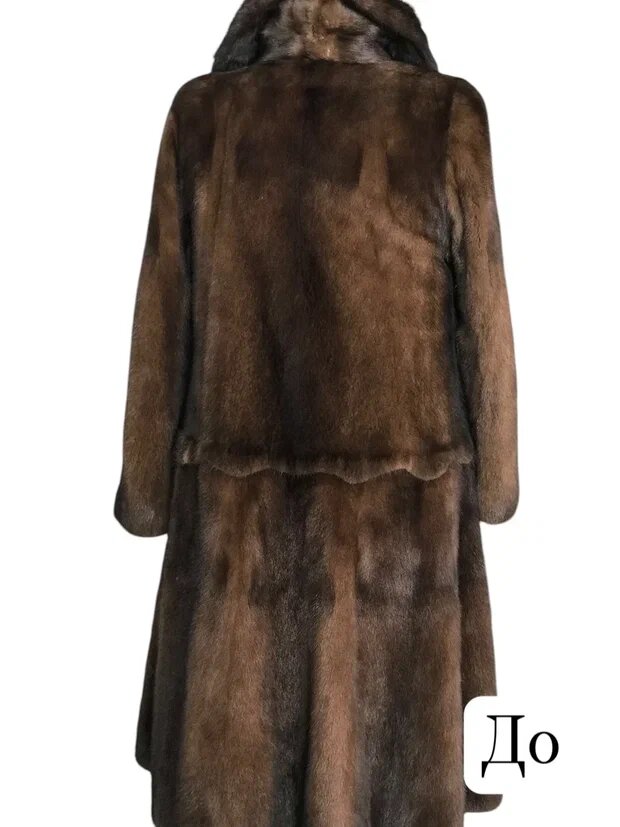 Переделка пальто из норки. Ателье Ирины Берзиной.