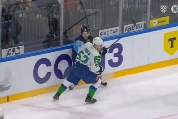    Скриншот трансляции «КХЛ ТВ»