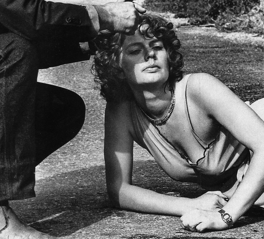 с режиссёром Алоизом Бренчем на съёмках фильма "Мираж" 1982 год, Мирдза Мартинсоне