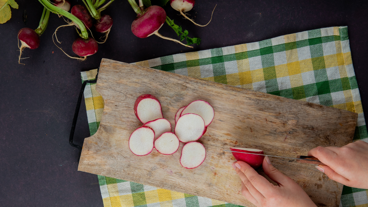 салат с редиской 