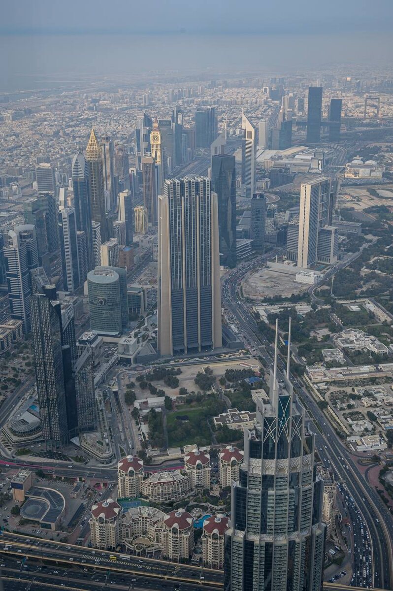 Дубай вид со смотровой