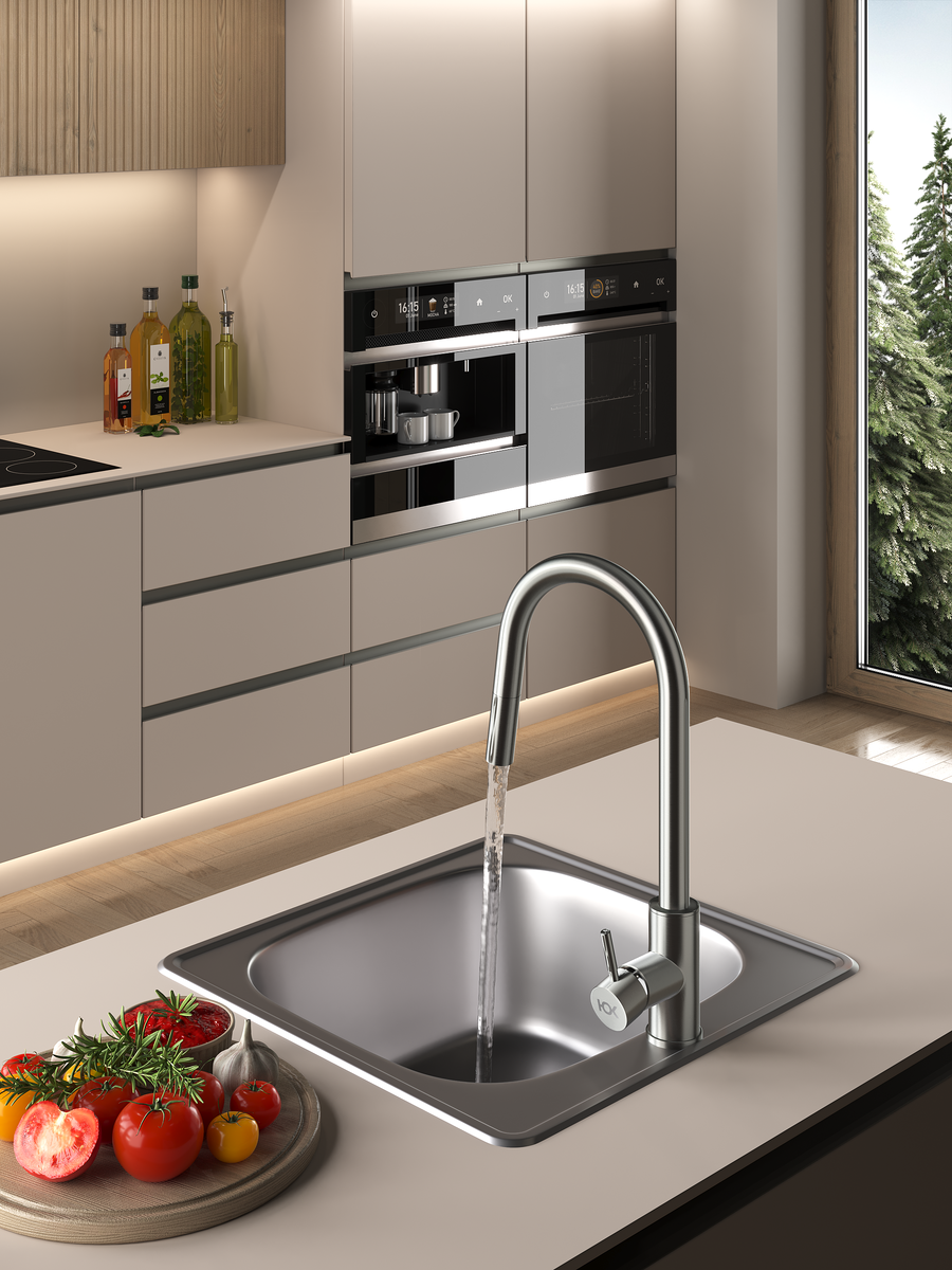 Высококачественные смеситель и кухонная мойка от Ukinox