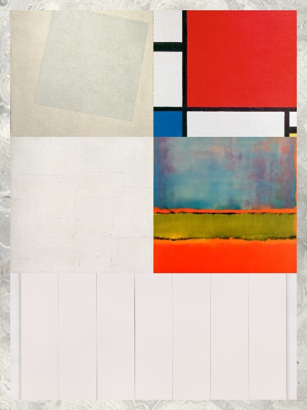 5 картин, которые говорят молчанием: сила минимализма в живописи