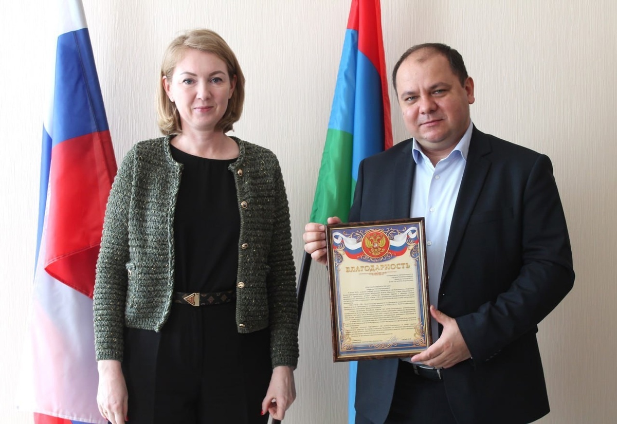    Мелитопольский производитель поблагодарил Карелию за помощь в восстановлении производства. Фото: Минпромторг Карелии