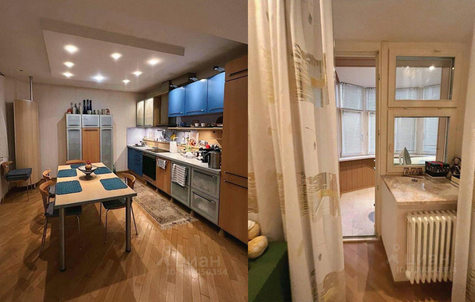 Кухня и лоджия требуют небольшого ремонта 