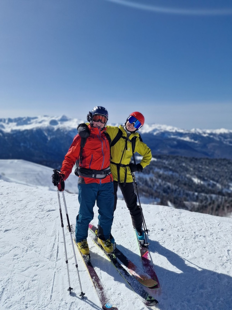 На трассе Календула (Роза Хутор)