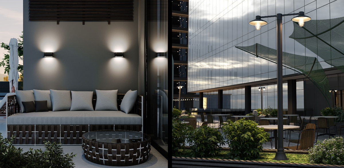 Уличные светильники PROTECH и BASKO