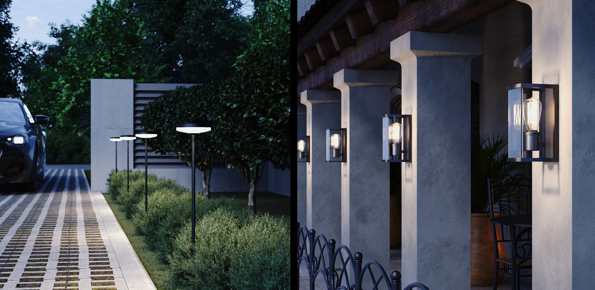 Уличные светильники GLIMER и GROSS