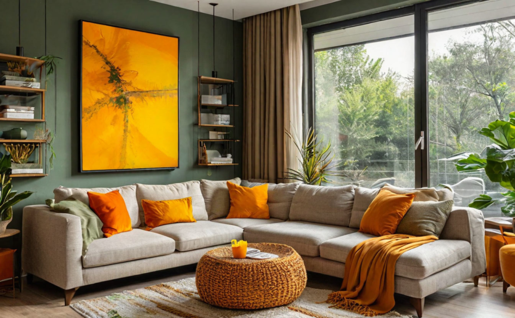    Дизайн интерьера 2025 яркие оттенки и смелые решения Keri