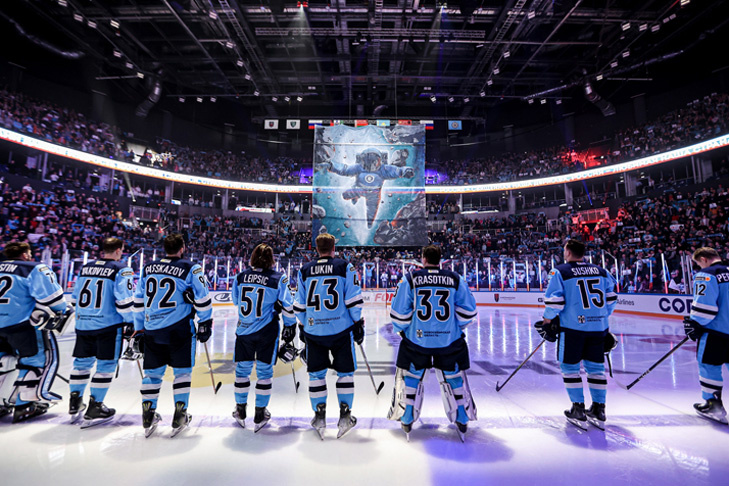    Новосибирские хоккеисты смогли порадовать своих болельщиков эффектной победой над непростым соперником. Фото пресс-службы ХК «Сибирь»