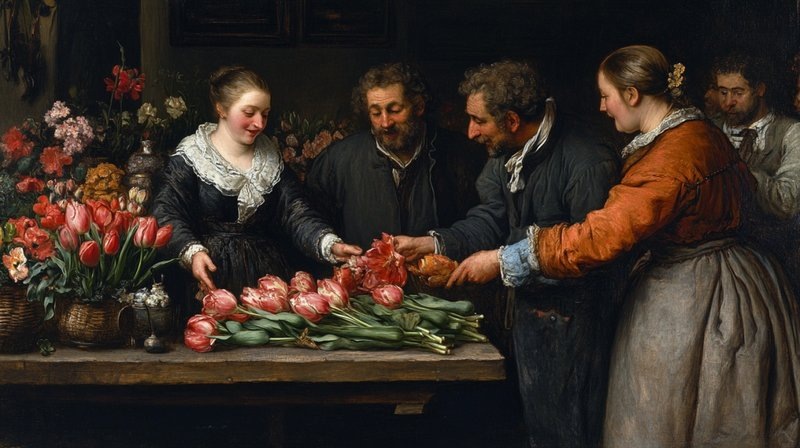 Продавцы стали составлять контракты на будущую поставку с покупателями, в которых указывали, что тюльпанные луковицы будут переданы покупателям в конце сезона