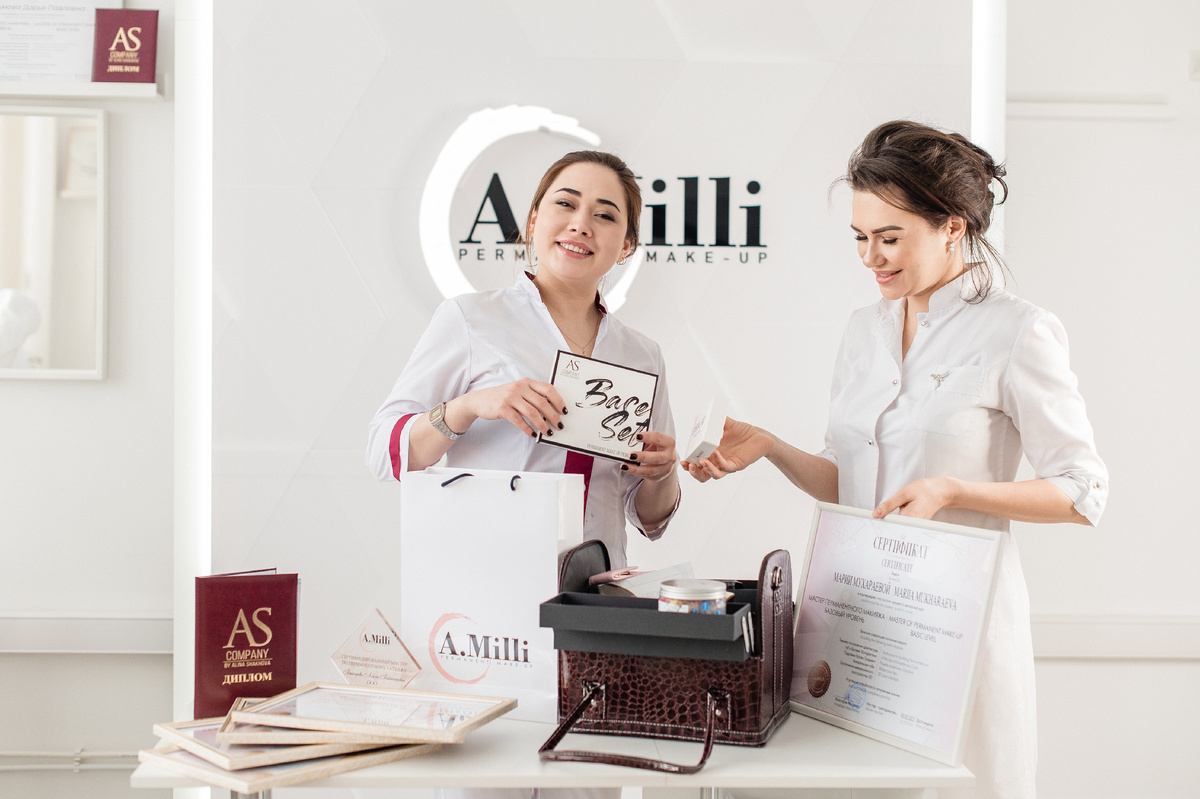 Стартовый набор матера перманентного макияжа в ПОДАРОК. 