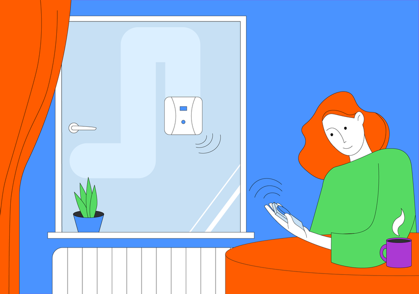 Траекторию движения для робота-мойщика можно задать в приложении на смартфоне