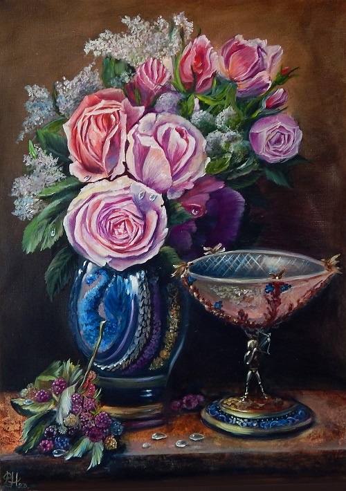 Викторианские розы.