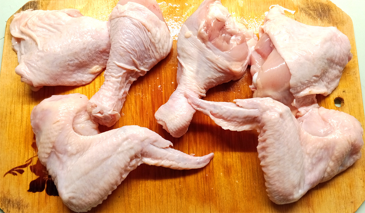 Куриные крылышки и ножки