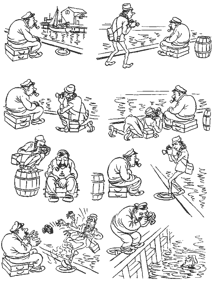 МИНИ-КОМИКС ОТ ХУДОЖНИКА-КАРИКАТУРИСТА ХЕРЛУФА БИДСТРУПА " НЕУДАЧНЫЙ ФОТОГРАФ"