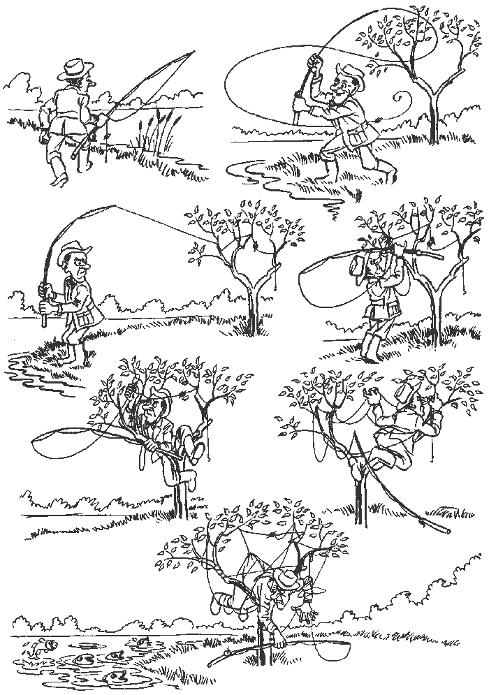 МИНИ-КОМИКС ОТ ХУДОЖНИКА-КАРИКАТУРИСТА ХЕРЛУФА БИДСТРУПА"НЕУДАЧНЫЙ РЫБОЛОВ"