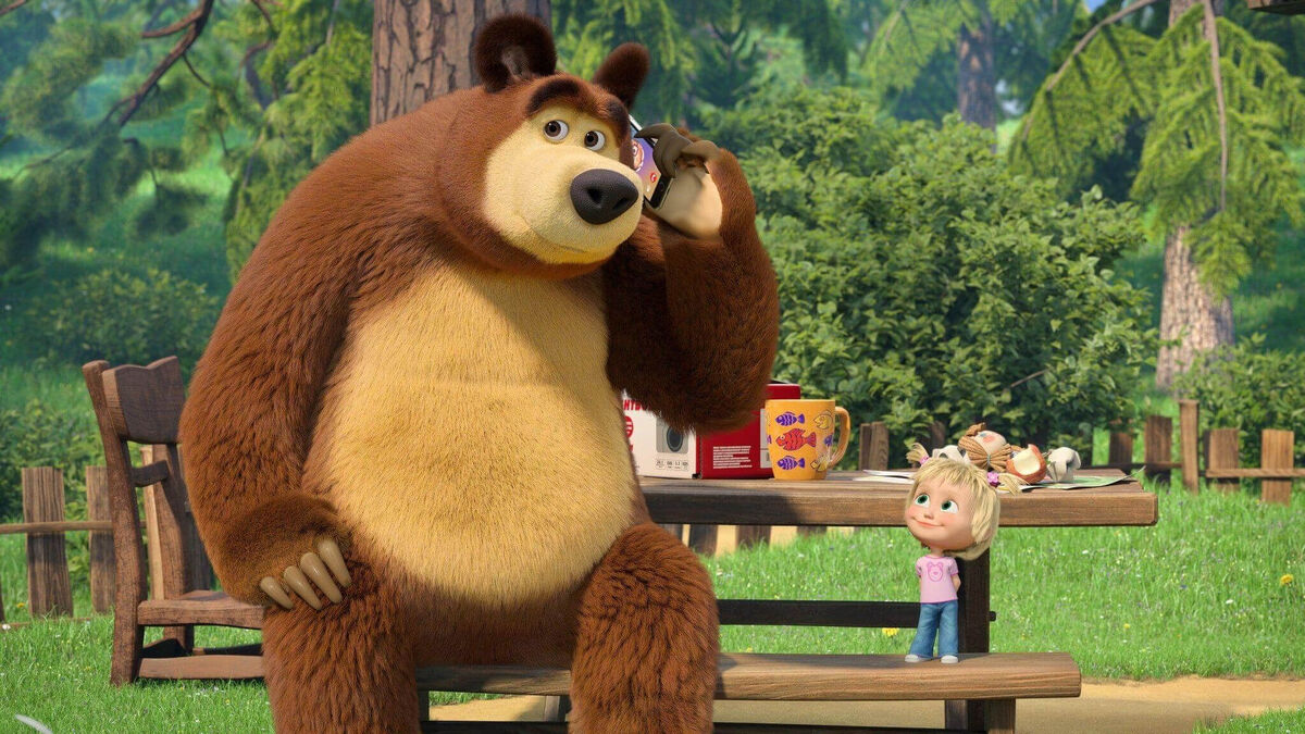 Кадр фильма «Маша и Медведь: Парк чудес» // Animaccord