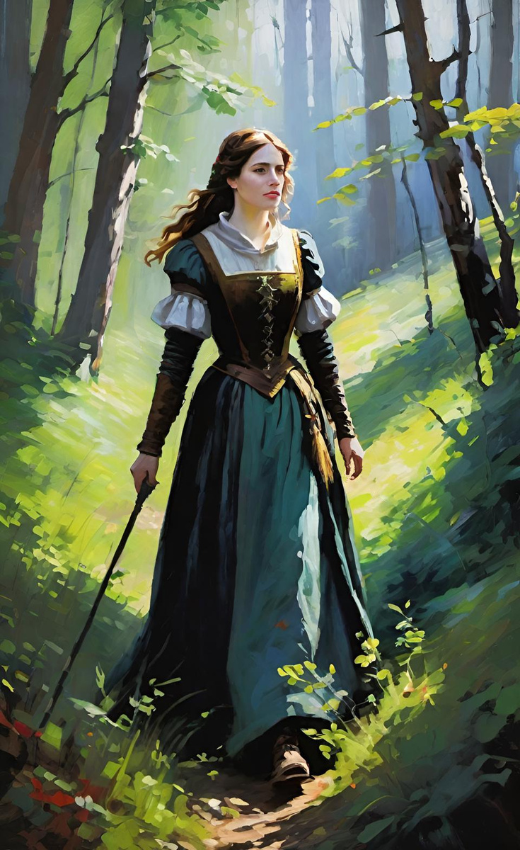 Без тропы. Иллюстрация создана с помощью нейросетей StableDiffusion и DreamAI и программы Photoshop.