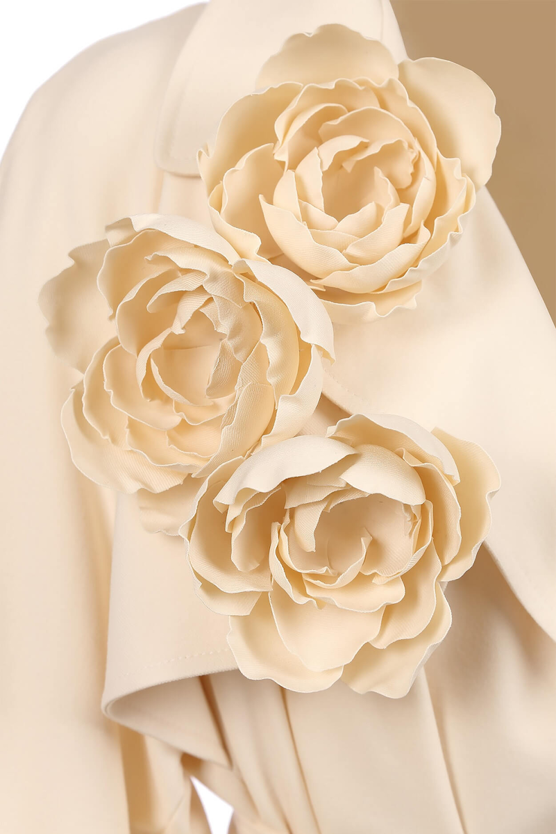 Тренч с пионами от Led Anna 