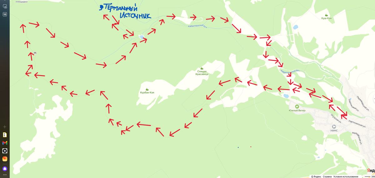 Схема Маршрута