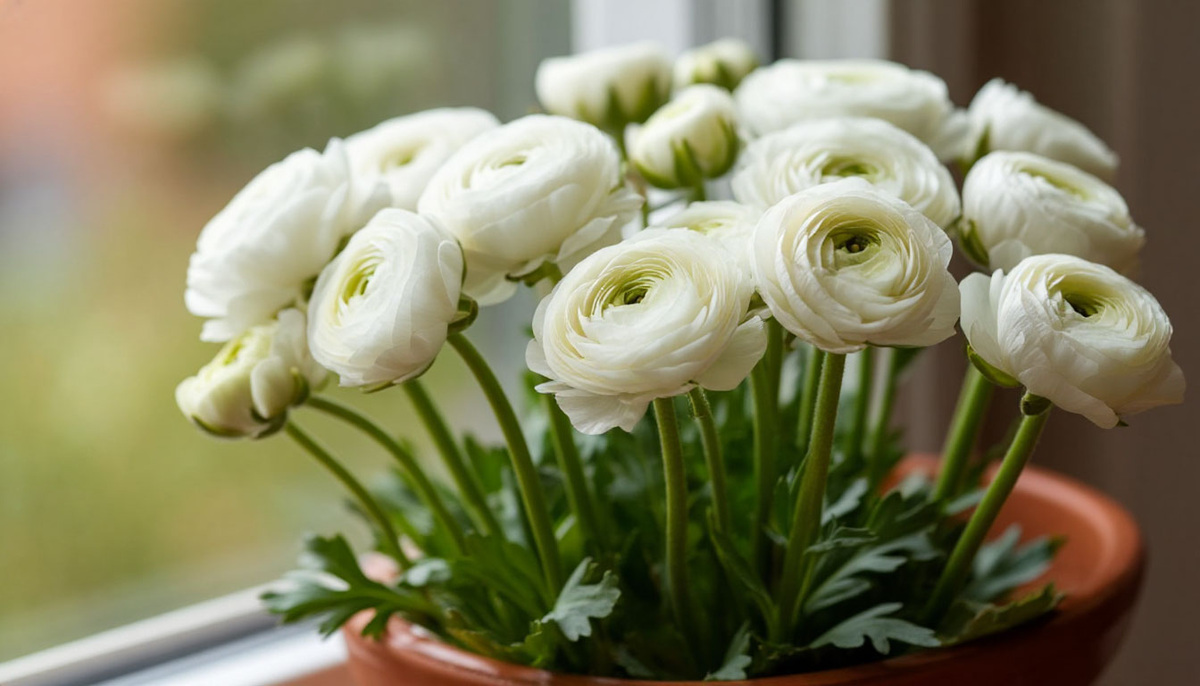 Ранункулюс белый