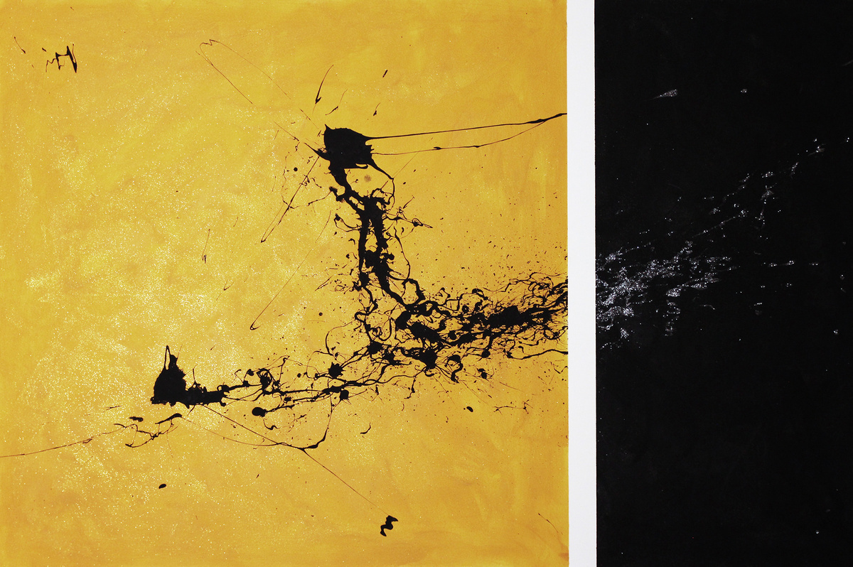 Абстрактная интерьерная картина. 100х150 см.